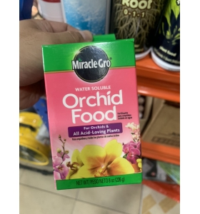 Phân bón lá dành cho phong lan Miracle-Gro Water Soluble Orchid Food, 8 oz hàng chuẩn Mỹ - MGW