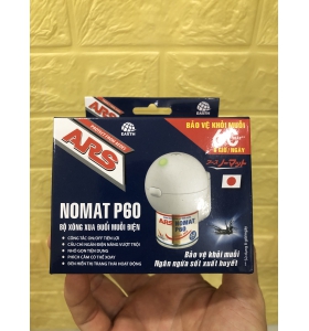 Bộ xông đuổi muỗi ARS Nomat P60 từ Nhật Bản (Đã kèm dung dịch, sử dụng 2 tháng) nhỏ gọn tiện lợi hiệu quả tuyệt đối