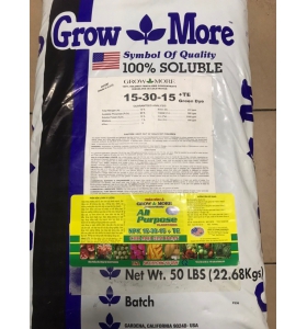 Growmore USA 30-10-10, 6-30-30, 20-20-20, 10-55-10 bao xá 22.7kg
