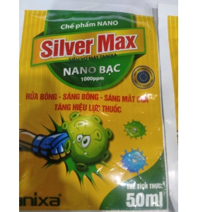 SILVER MAX NANO BẠC Thuốc trừ bệnh Kháng vi khuẩn nấm bệnh gẩy hại