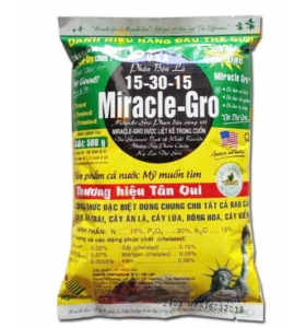 Phân bón lá Miracle-Gro 15-30-15 - Túi 500g