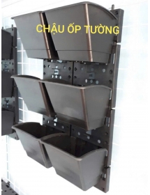 Bộ khung và chậu treo tường (ốp tường)