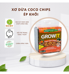 Xơ dừa coco chips cục ép khối Việt Nam xuất khẩu cực gọn nhẹ