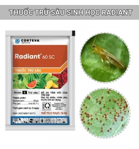 THUỐC TRỪ SÂU SINH HỌC RADIANT 60SC - 15g