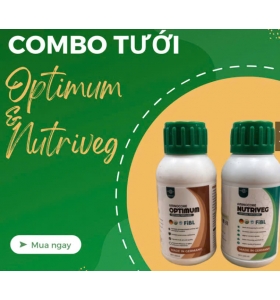 Combo tưới hữu cơ Optimum và Nutriveg 100ml Combo tưới hữu cơ Optimum và Nutriveg 100ml