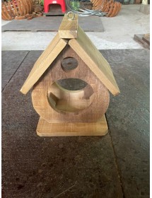 CHẬU GỖ NHÀ CHIM TRÒN