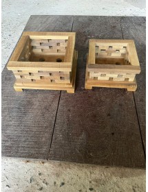 CHẬU XẾP GẠCH VUÔNG