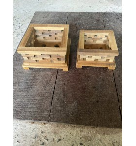 CHẬU XẾP GẠCH VU&Ocirc;NG